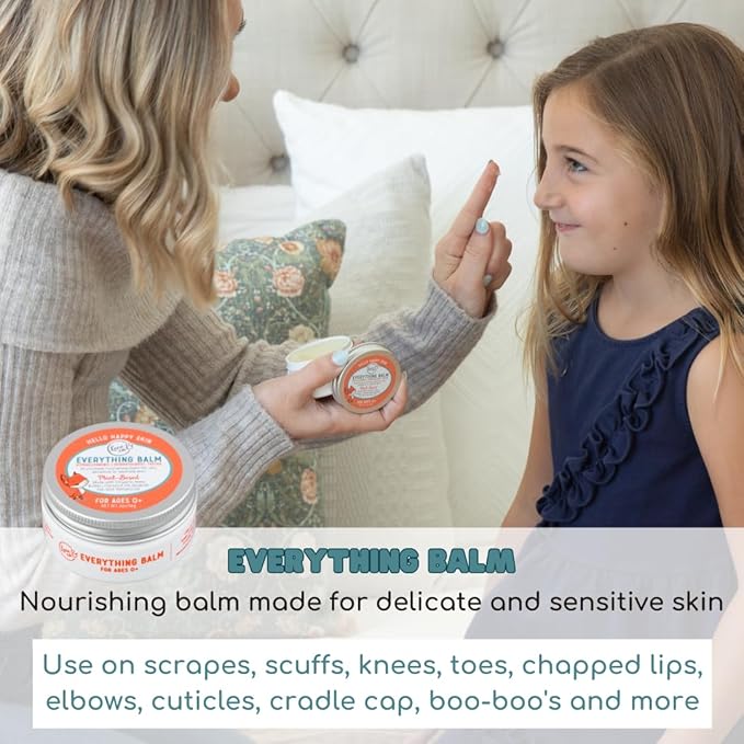Lane & Co Everything Balm - Plant-Based Baby Care Balm for Diaper Rash, Cradle Cap, Chapped Lips, Dry Skin - Ideal for Sensitive, Delicate Newborn Skin - Suitable for Babies, Kids, Mothers, Adults