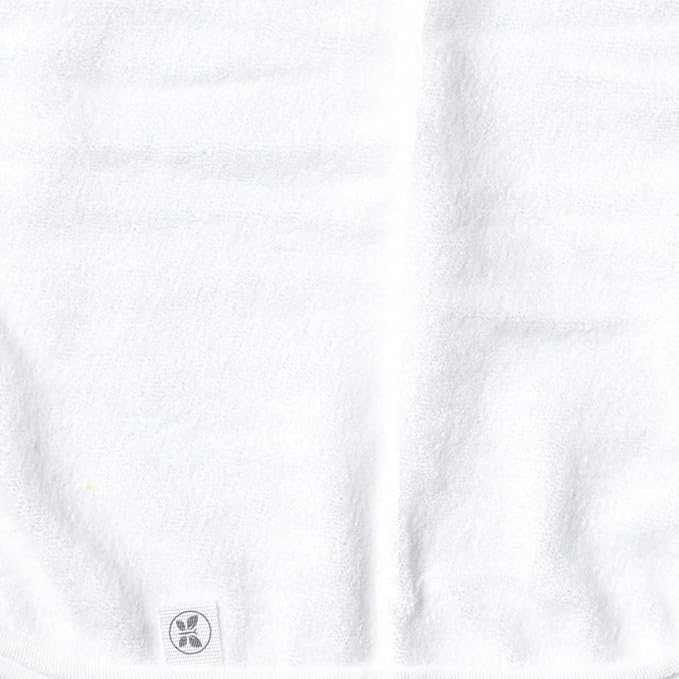 HonestBaby 10-Pack Terry Wash Cloths in Gift Box 100% Organic Cotton for Infant Baby Boys, Girls, 10-Pack Bright White, One Size