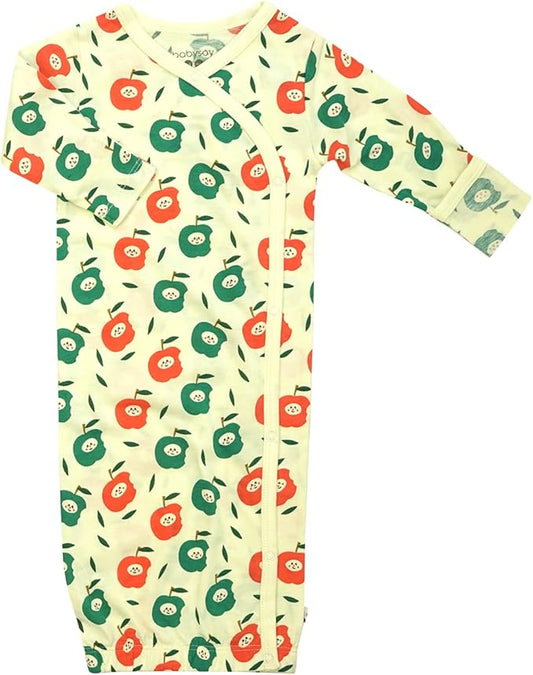 Babysoy Newborn Baby Kimono Wrap Around Snap Sleeper Gown Sack Bundler