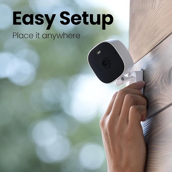 VIMTAG Security Camera, 3.5K/6MP Outdoor/Indoor Wired Plug-in 2.4G Wi-Fi Spotlight Camera for Home Security, 2-Way Audio/Color Night Vision/Human/Motion/Sound Detection, Support Alexa/Up to 512G Card