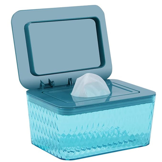 Wipes Dispenser Seal-Designed Wipe Dispenser Holder Wipes Case Box for Bathroom Keep Wipes Fresh, Dust-Proof & Non-Slip