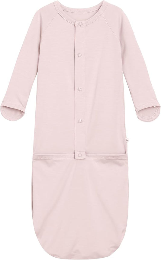 Baby Nightgowns Sleeper Gown Newborn Long Sleeve Pajama Gowns Unisex Viscose from Bamboo Infant Sleepwear