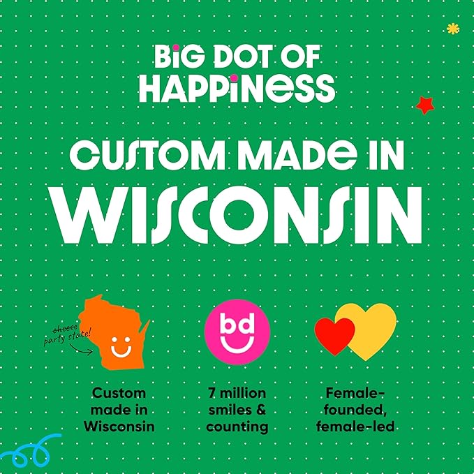 Big Dot of Happiness - It's Twins - Gold Twins Baby Shower Bunting Banner - Party Decorations - Welcome Babies