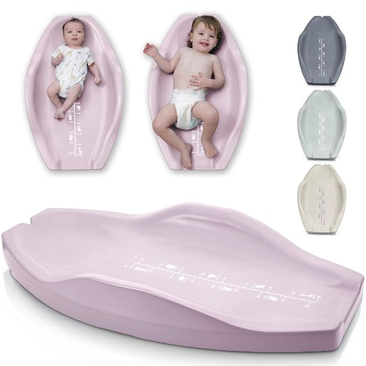 Apricity Baby Changing Pad – Waterproof Wipe-Clean Foam Mat with Raised Sides & Built-in Growth Chart, Extra-Large 31.5″ × 19.7″ – Safe & Comfortable Changing Pad for Newborns to Toddlers (Pink)