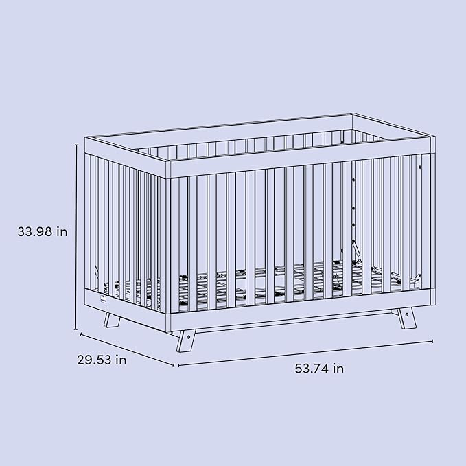 Storkcraft Beckett Grow-with-Me Convertible Crib (Natural) – GREENGUARD Gold Certified, Converts to Toddler Bed & Daybed, Fits Standard Crib Mattress, Easy-to-Assemble