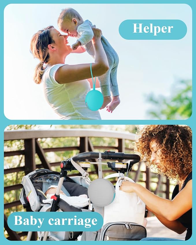 Pacifier Case, Holder for Traveling Baby Essentials Set - BPA Free