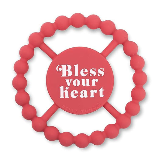 Baby Teether by Bella Tunno, Silicone Teethers for Babies 3-6 Months, 6-12 Months, Baby Toys, Pacifier, Teething Relief, Boys, Girls, Bless Your Heart