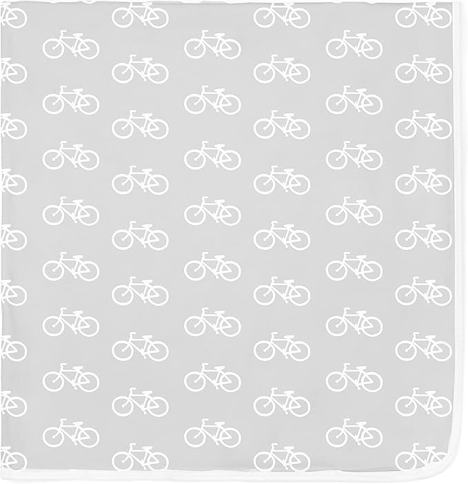 Baby Blankets - Soft Pure Cotton Swaddle Blankets for Boys and Girls - 6 Pack Grey & White Designs - Multi Use - 30 x 30 Inches