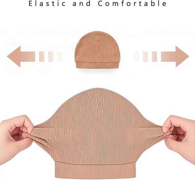 Baby Girls Boys Hats Mittens and Socks Set Cotton Infant Caps Newborn Soft Gloves 0-6 Months