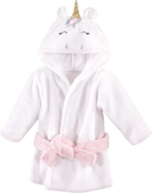 Hudson Baby Unisex Baby Plush Animal Face Bathrobe