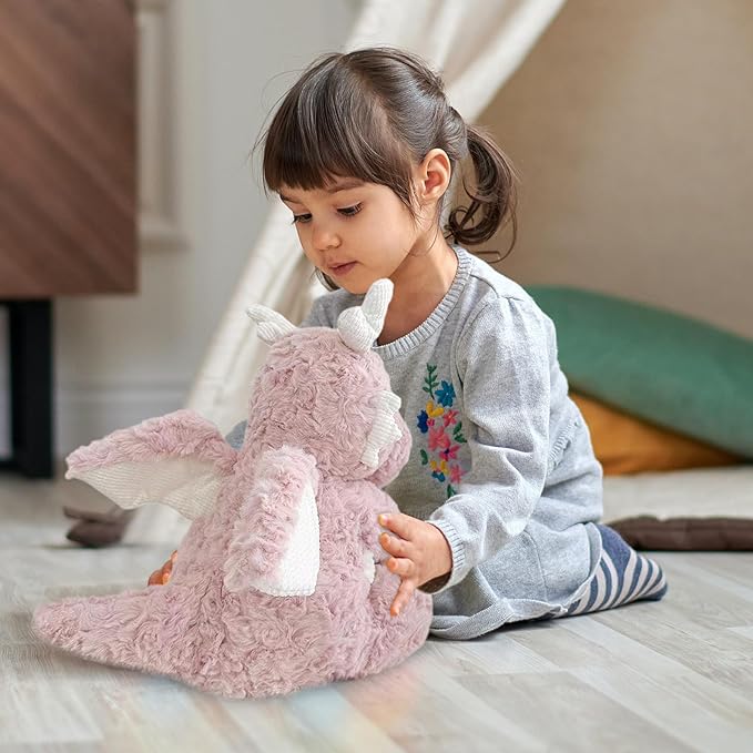 Little Flying Dragon - Cute Stuffed Animal Plush Toy - Adorable Soft Dragons Toy Plushies and Gifts - Perfect Present for Kids (Pink,7.87in/20cm)
