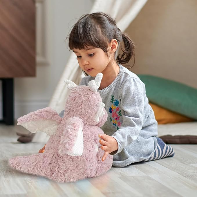 Little Flying Dragon - Cute Stuffed Animal Plush Toy - Adorable Soft Dragons Toy Plushies and Gifts - Perfect Present for Kids (Pink,16.53in/42cm)