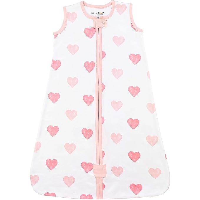 Baby Sleep Sack 1.0 TOG, Organic Cotton Baby Wearable Blanket with Two-Way Zipper, Swaddle Transition Baby Sleeping Bag, All-Season Sleep Sack for Newborn Infant Toddler Boy Girl, 18-24 Months, 1-Pack