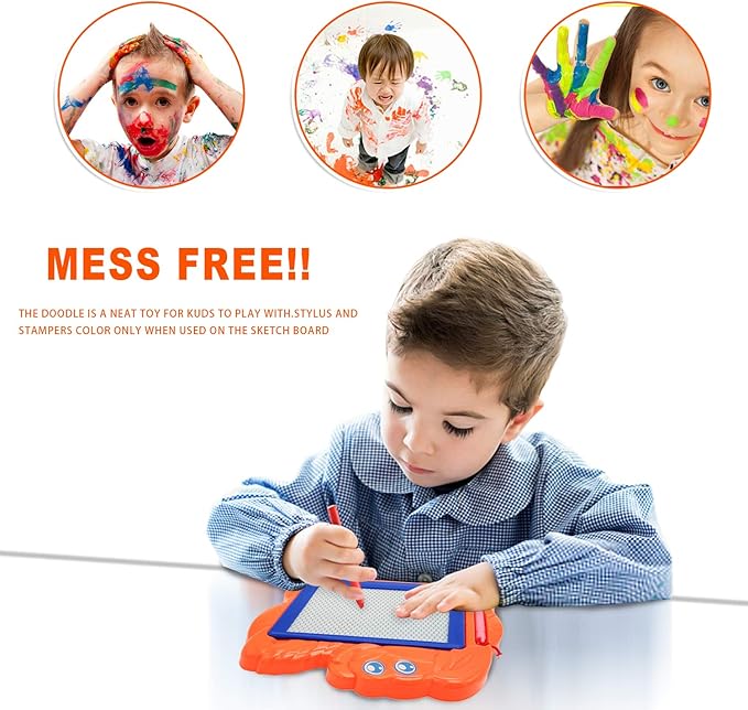 Hymaz 15 Pack Mini Magnetic Drawing Board for Kids, Colorful Doodle Drawing Board for Toddlers 1-3, Erasable Doodle Sketch Tablet Writing Pad for Boys Girls Classroom Rewards Party Favors Bag Stuffers