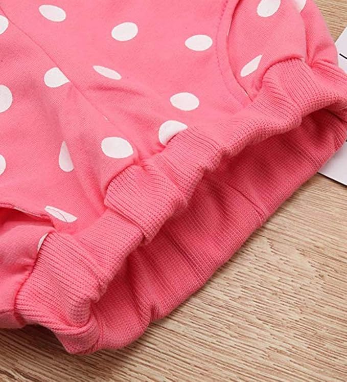 Cute Toddler Baby Girls Clothes Set Long Sleeve T-Shirt and Pants Kids 2pcs Outfits