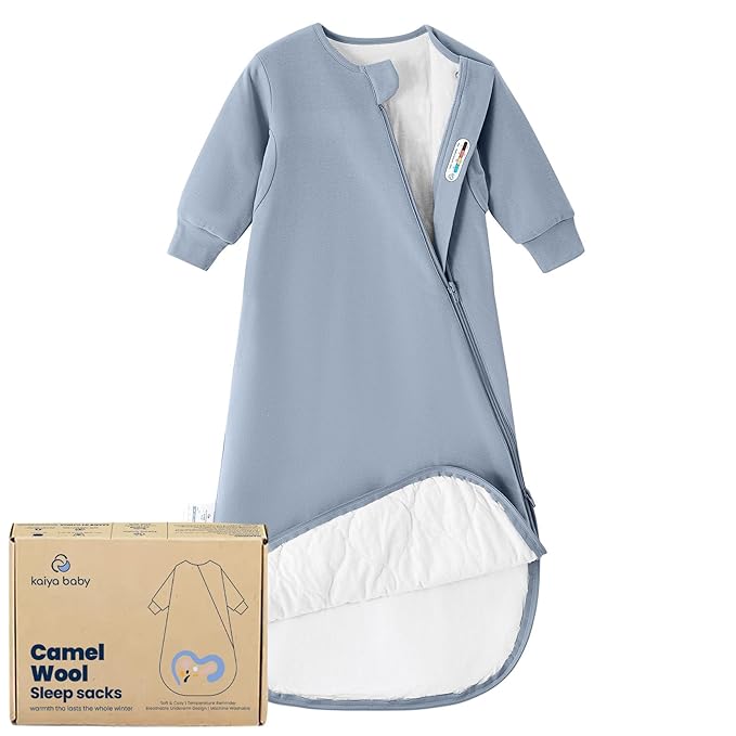 Unisex Sleeping Bag for Babies and Toddlers 1.0 Tog Sleep Sack 18-36Months, Newborn Sleep Sack, Wearable Blanket Baby, One Piece Long Sleeves, Gifts for Baby