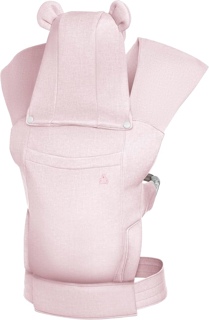 babyGap by Delta Children Legacy 3-in-1 Baby Carrier – Newborn to Toddler (Holds 7.5 to 25 lbs.), Face-in and Face-Out Baby Carrier Wrap with Lumbar Support, Ergonomic, Blush