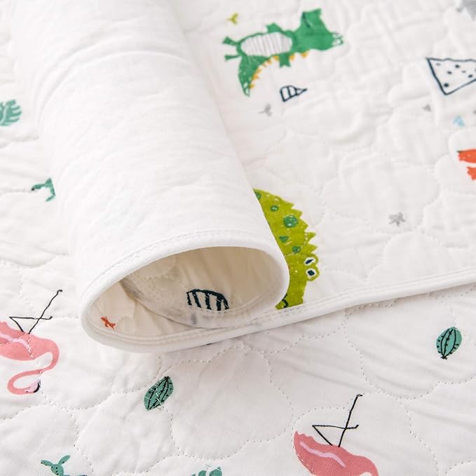 2 Pcs 27x35Inches Waterproof Changing Pads,Reusable Leak Proof Crib Disaper Pads,Portable Unisex Baby Changing Mat for Home&Travel.
