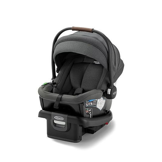 Graco Gomax Infant Car Seat, Ace, Lightweight, Reclining Rear Facing Car Seat Installs with or Without a Base