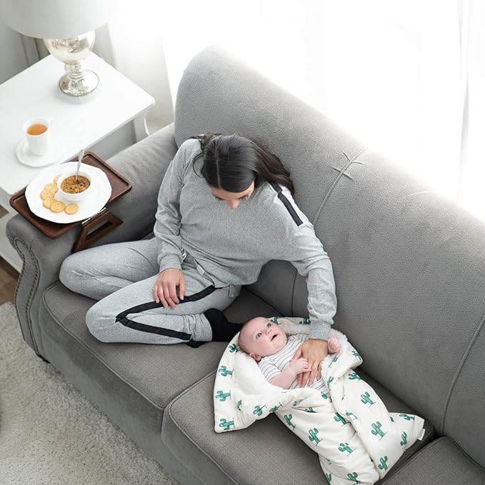 The Swaddle Blanket - Green Cactus - Sleep Swaddle Blankets For Baby Boy & Girl - Infant Sleep Sack 0-3 Months - Newborn Wrap - Newborn Essentials For Baby