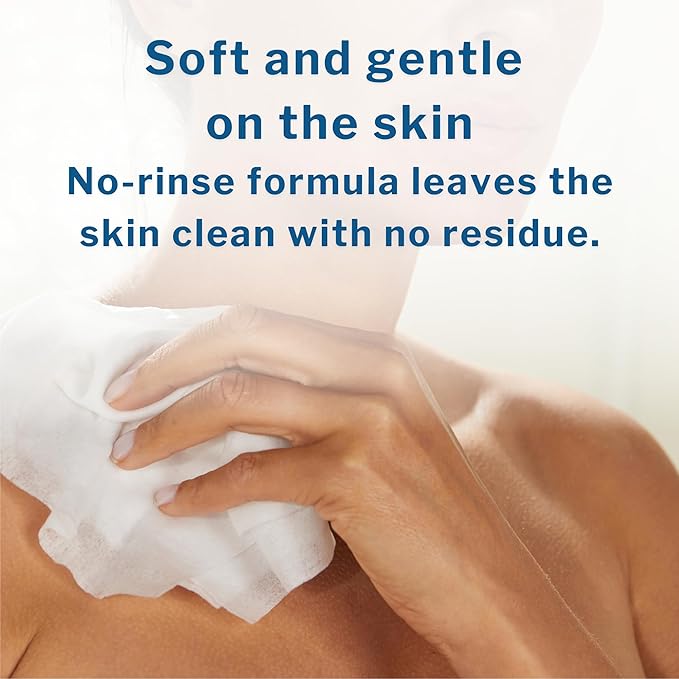 McKesson Washcloth Wipes for Adults, Unscented (3 Pack, 288 Washcloths) Disposable Wash Cloths for Body - Fragrance-Free No-Rinse Formula - Good for Incontinence and Elderly - 96 Wipes Per Pack