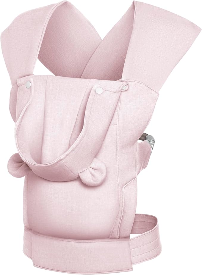 babyGap by Delta Children Legacy 3-in-1 Baby Carrier – Newborn to Toddler (Holds 7.5 to 25 lbs.), Face-in and Face-Out Baby Carrier Wrap with Lumbar Support, Ergonomic, Blush