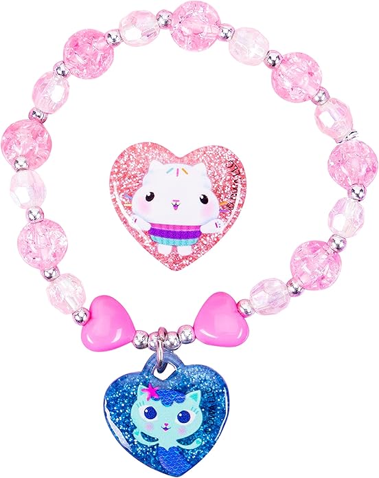 LUV HER Headbands for Girls - Kids Jewelry for Girls - Dress Up Set All in one Giftable Box - Headband - Play Jewelry Set - 4pc (Toddler Headband, Necklace, Dress Up Bracelet, Ring) Ages 3+