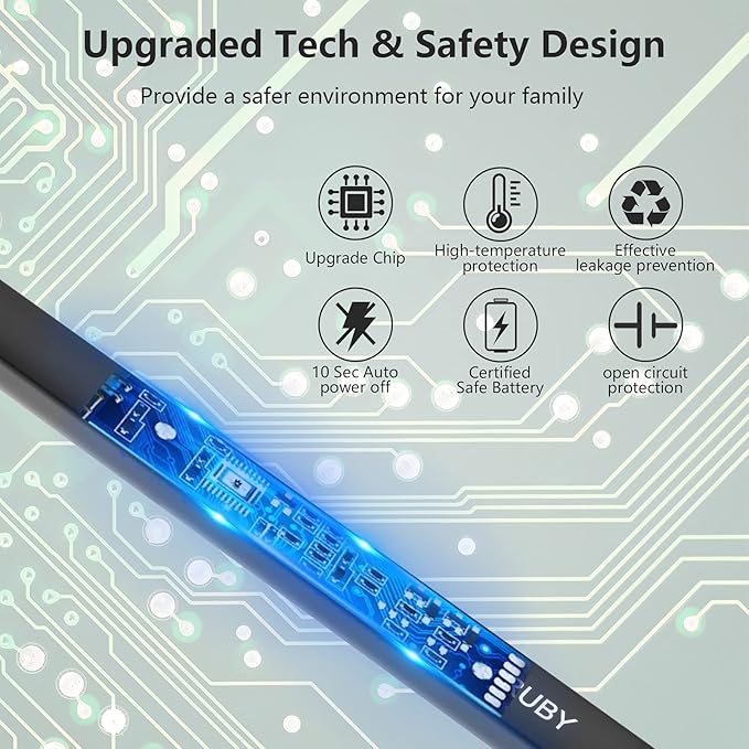 Lighter Electric Candle Lighter Long Electronic Rechargeable USB Arc Windproof Flameless Lighters for Candle Camping BBQ Birthday Women's Day Gifts for Women Mom Wife Men, Balck