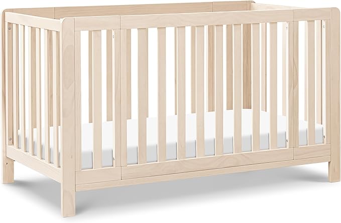 Carter's by DaVinci Colby Grow 6-in-1 Convertible Crib - Portable Bassinet to Full-Size Baby Crib w/Removable Wheels, Toddler Bed, Junior, Full-Size Bed - GREENGUARD Gold Certified - Easy to Assemble