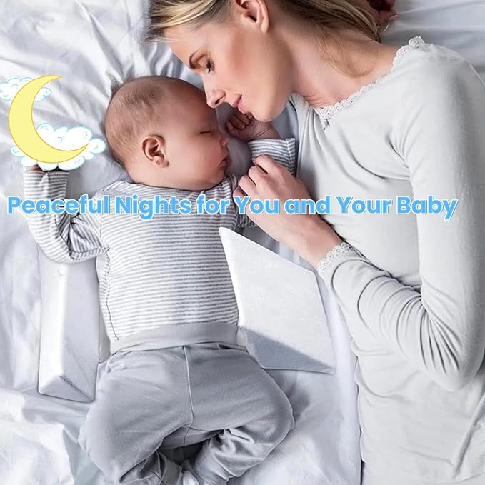 Baby Side Sleeper Weddge Adjustable Soft and Breathable Pillow