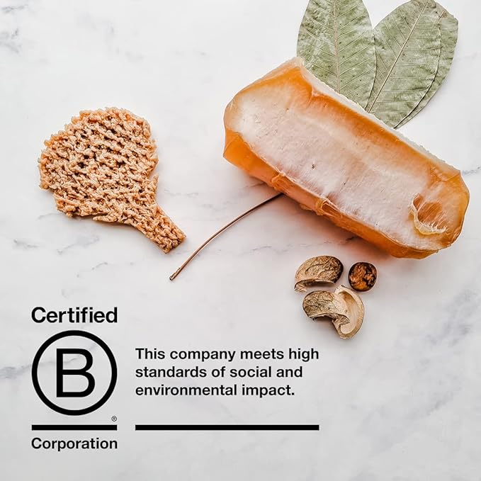 HEVEA Natural Rubber Wave Square Bath Mat - Upcycled, Danish Design - Non Slip Bathtub Mat, 299 Suction Cups - Safe and Friendly Shower Mat for All Ages (Marble)