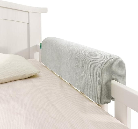 Bed Rail Bumpers Protector, Hospital Bed Rails Padding, Loft Beds and Bunk Beds Bumpers Protector, Premium Soft Memory Foam - Anti-Bump | Fall Prevention, 70x14x20cm, Gray