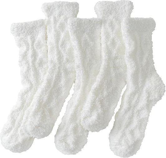 TEHOOK Warm & Cozy Gifts for Women, Fluffy Fuzzy Sock, Plush Sleeping Slipper Socks - Soft Warm Fabric