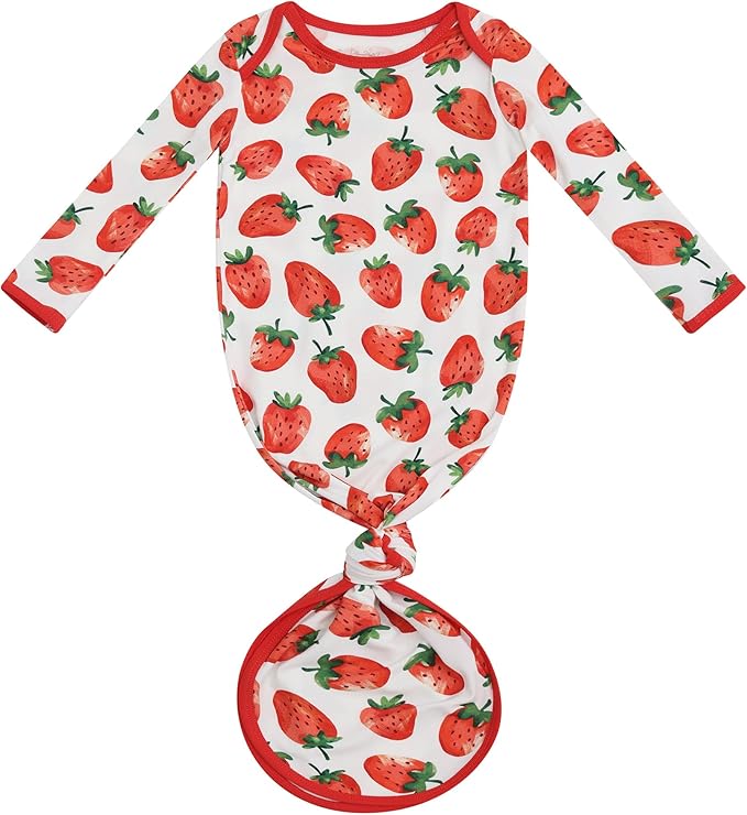 Baby Sleeper Gown Viscose from Bamboo Newborn Nightgowns Unisex Long Sleeve Sleep Sack
