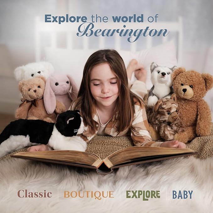 Bearington Collection Lil’ Slugger Snuggler Plush Baseball Lovey for Baby - 15 in Plush & Satin Security Blanket - Soft Teddy Bear Infant & Toddler Baseball Baby Blanket for Napping