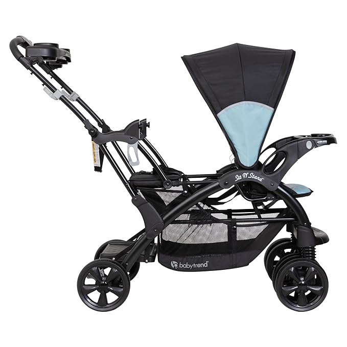Baby Trend Sit N’ Stand® Double Stroller, Desert Blue