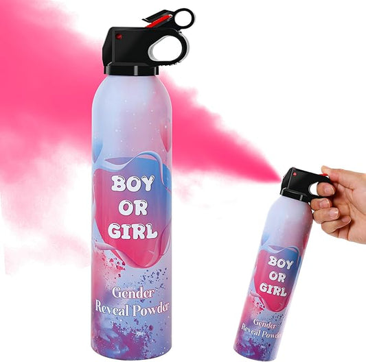 1 Pack Pink Gender Reveal Powder Idea, Fun Party Supplies for Baby Shower Gender Reveal Celebration, Decorations