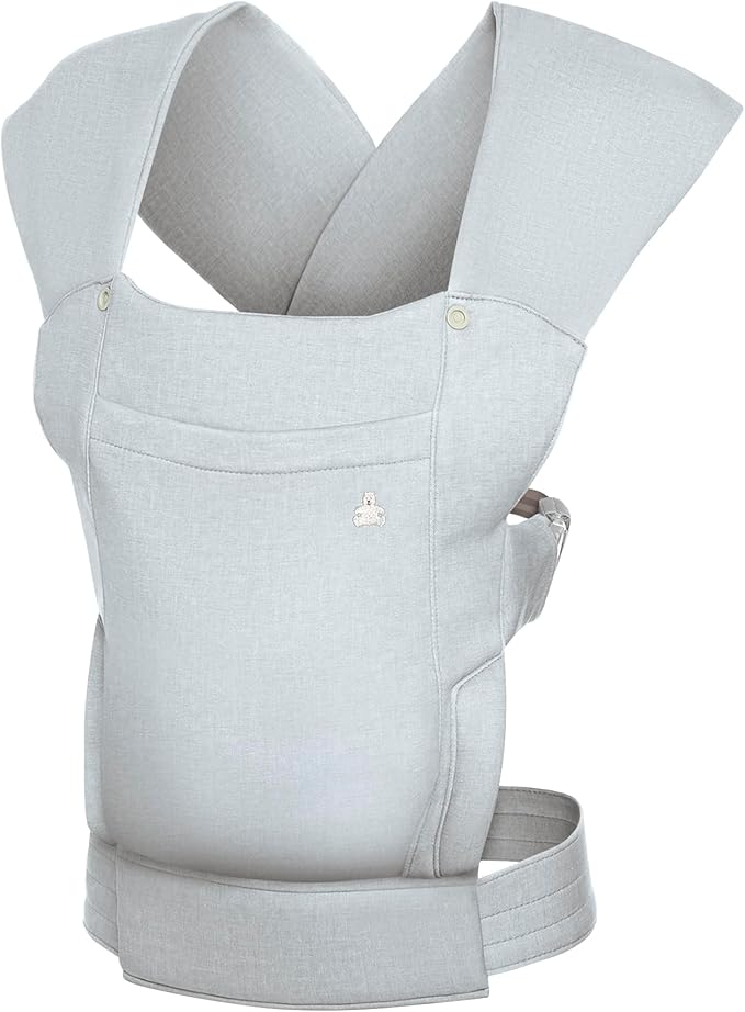 babyGap by Delta Children Legacy 3-in-1 Baby Carrier – Newborn to Toddler (Holds 7.5 to 25 lbs.), Face-in and Face-Out Baby Carrier Wrap with Lumbar Support, Ergonomic, Grey