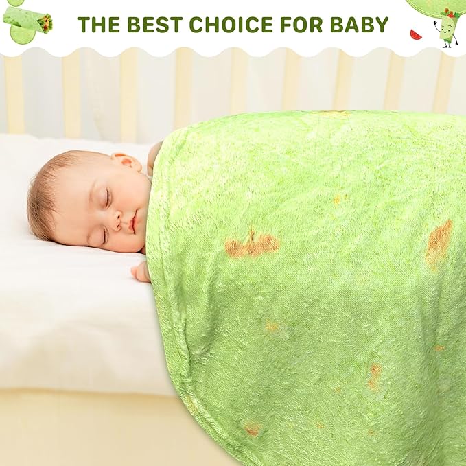 Spinacia Blanket Baby, Baby Spinacia Swaddle Blanket, Spinacia Blanket for Newborn Toddler, 285 GSM Soft Flannel Wearable Wrap Blanket Funny Gifts for Baby Shower Boy Girl 0-3 6 9 Months