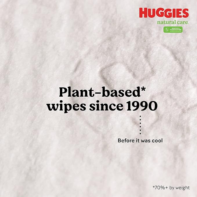Huggies, Natural Care Soft Pack Refill, 56 Count