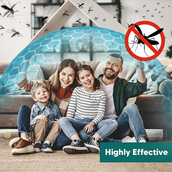 Mosquito Repellent Outdoor Patio, Mosquito Repellent Indoors, Mosquito Away Deterrent for Backyard, Camping, Travel, Outdoor 8-Packs