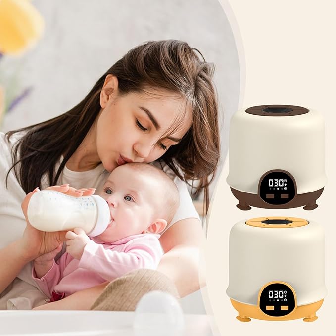 Electric Baby Milk Shaker - Baby Milk Bottle Shaker | Automatic Low Noise Milks Bottle Mixer Without Bubbles | 360-degree Bidirectional Charging, Electric Shakers with LED Display Prevent Bloating
