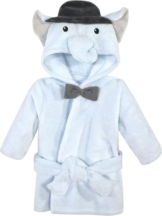 Hudson Baby Unisex Baby Plush Animal Face Bathrobe