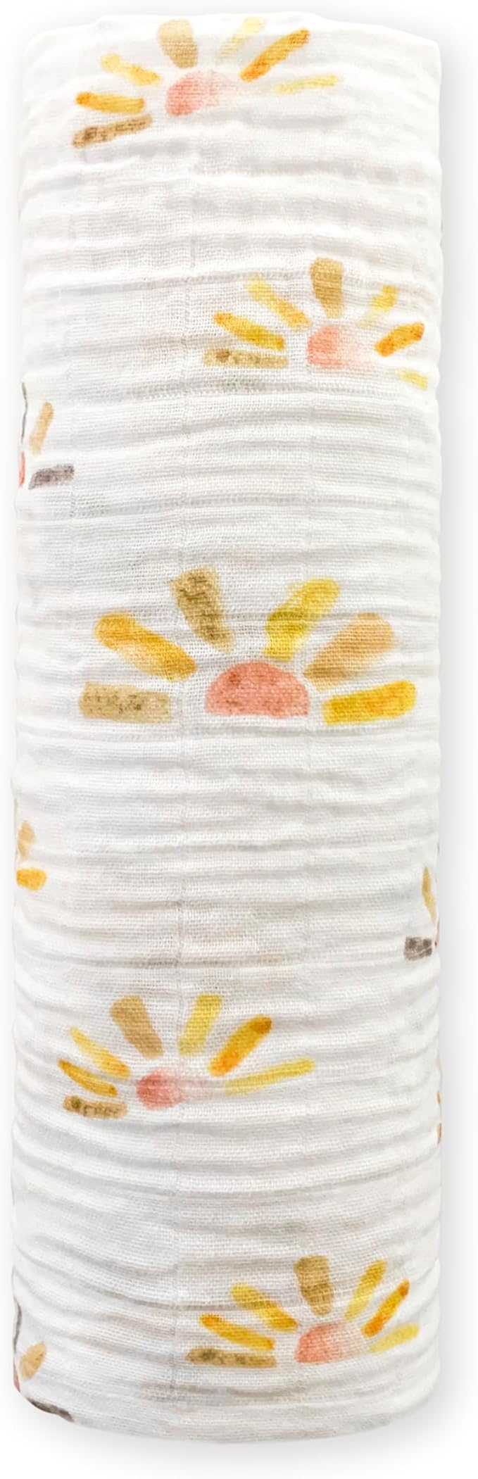 SwaddleDesigns Cotton Muslin Swaddle Blanket, Receiving Blanket for Baby Boys & Girls, Best Registry Gift, 46x46 inches, Watercolor Butterum Sunny Days