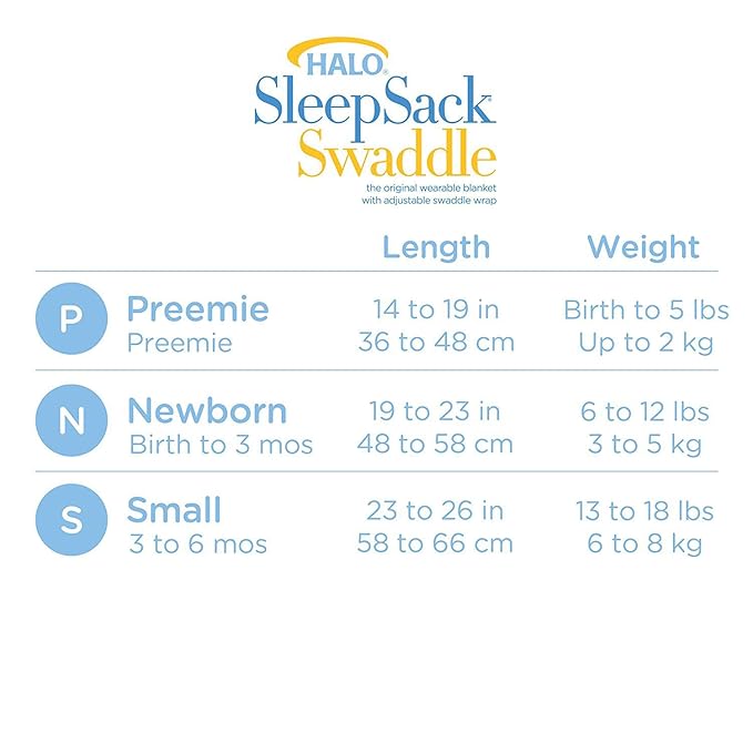 HALO Micro-Fleece Sleepsack Swaddle, 3-Way Adjustable Swaddle Blanket for Newborn and Infants, TOG 3.0 for Cold Climates, Hip Healthy, Cream, Newborn, 0-3 Months