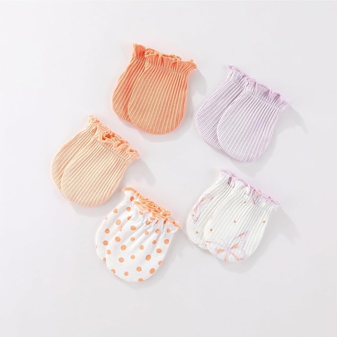 15 Pack Infant Hats Gloves Socks Unisex Baby Boy Girl Accessories Set Cotton New Born Caps Mittens