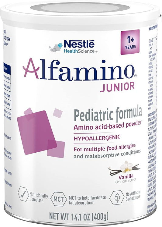 Junior Amino Acid Based Pediatric Powder Formula, Vanilla, 14.1 oz