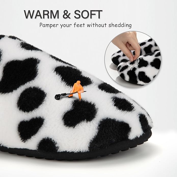 ATHMILE House Slippers for Women Men Indoor Barefoot Slippers Socks Furry Slip on House Shoes Cozy Comfy for Home Bedroom Travel Yoga