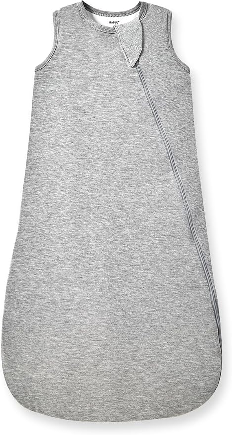 HAPIU Unisex Rayon Made from Bamboo Baby Sleep Sack TOG 0.5, 2-Way Zipper YKK, Wearable Blanket Toddler
