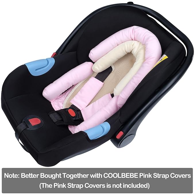COOLBEBE Upgraded 3-in-1 Babybody Support for Newborn Infant Toddler - Extra Soft Car Seat Insert Cushion Pad, Perfect for Carseats, Strollers, Swings